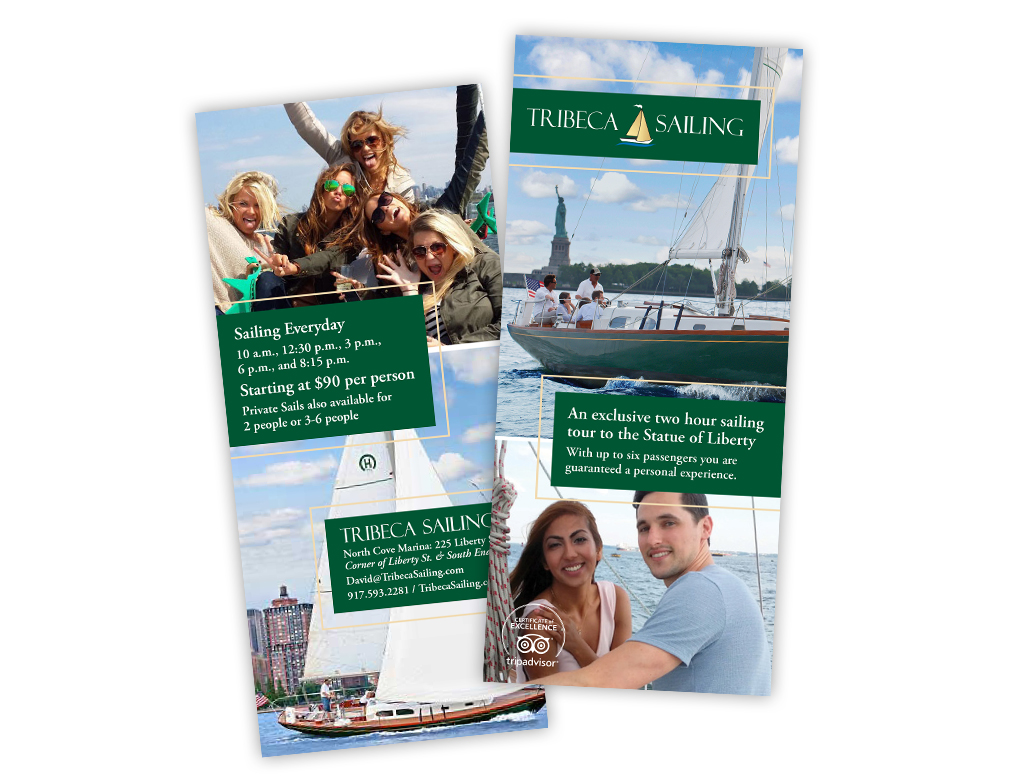 Tribeca Sailing Rack Card